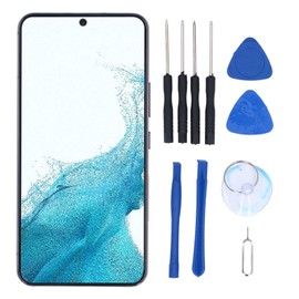 Phone Screen Replacement with Frame Repair Tools, OLED Display for S22 SM S901B US Edition, Easy Installation Kit for Screen Replacement