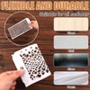 12pcs Texture Stencils, Leopard Brick Dot Layering Templates Mixed Media