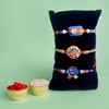 SATVIK 3 Pc Rakhi for Brother Bhaiya Assorted Rakhi with