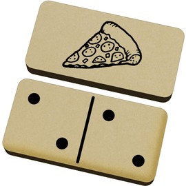 Azeeda 'Pizza Slice' Domino Set & Box (DM00009134)