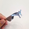 Eyelash Tweezers Helper Tweezers Tool Stainless Steel Round Tweezers / 속눈썹 집게 헬퍼 핀셋 도구 스테인레스 라운드집게