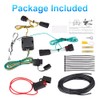 WATERWICH 4 Way Trailer Wiring Harness 56407 Compatible with Jeep