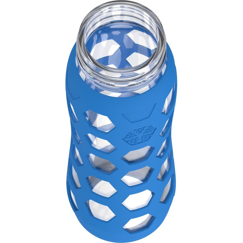 Lifefactory 22oz Bottle Classic Cap Hex Ocean