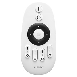 Miboxer FUT007 4-Zone CCT Remote, CCT WW+CW 4-Zone Remote Controller (Battery Not Included)