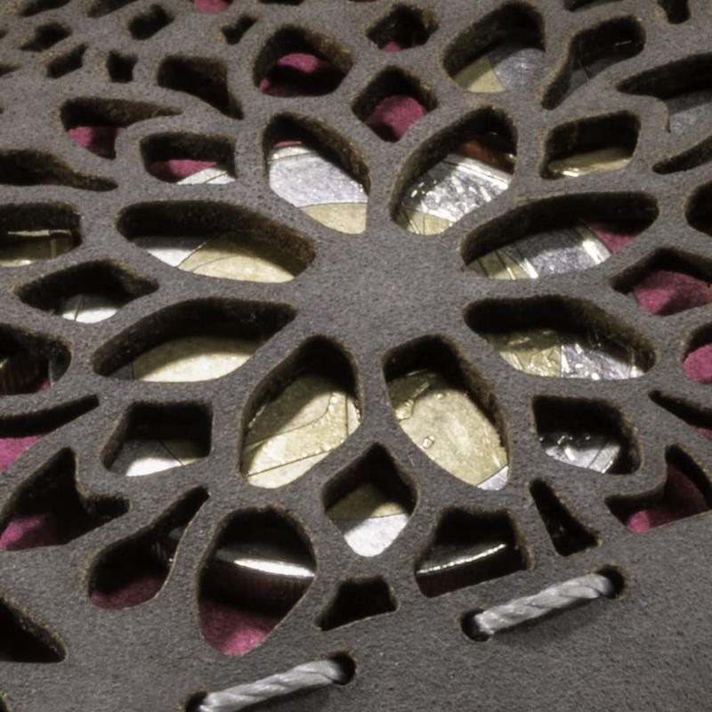 I-CLIP With coin compartment, lei, Modern