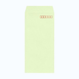 Uguisu ND4313 Long 3 Envelopes, Paper Thickness, 2.5 oz (70 g), 100 Sheets, with Tape, Mailing Frame, Semi-Stick, A4 Tri-fold Size, Coney Wrap Envelope, Color Craft, Length 3, Documents, Heart