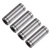 sourcing map 4pcs LM12LUU Linear Ball Bearings, 12mm Bore Dia,