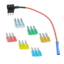 Micro3 Piggyback Add-A-Circuit Blade Fuse Holder + 6 Fuses