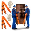 Moving Straps Upgrade Width, 2-Person Lifting and Moving System with