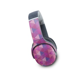 MightySkins Glossy Glitter Skin Compatible with Skullcandy Crusher Evo Wireless - Pink Kaleidoscope | Protective, Durable High-Gloss Glitter Finish | Easy to Apply