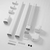 Della 4" 9.5 Ft Mini Split Line Set Cover with