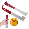 2 Pcs Stainless Steel Bee Hive Tool Set Scrapers Stainless