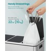 SONGMICS Trash Bags for 13-Gallon (50 L) Trash Cans, Drawstring