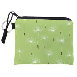 FAVORTALK Green Coin Pouches Cute Small Handbag Coin Zip Purse Mini Wallet Canvas Pouch for Coin Credit Card ID Card Keys Headset Lipstick ,3290