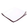 Flairs New York Gentleman's Essentials Weekend Casual White Pocket Square