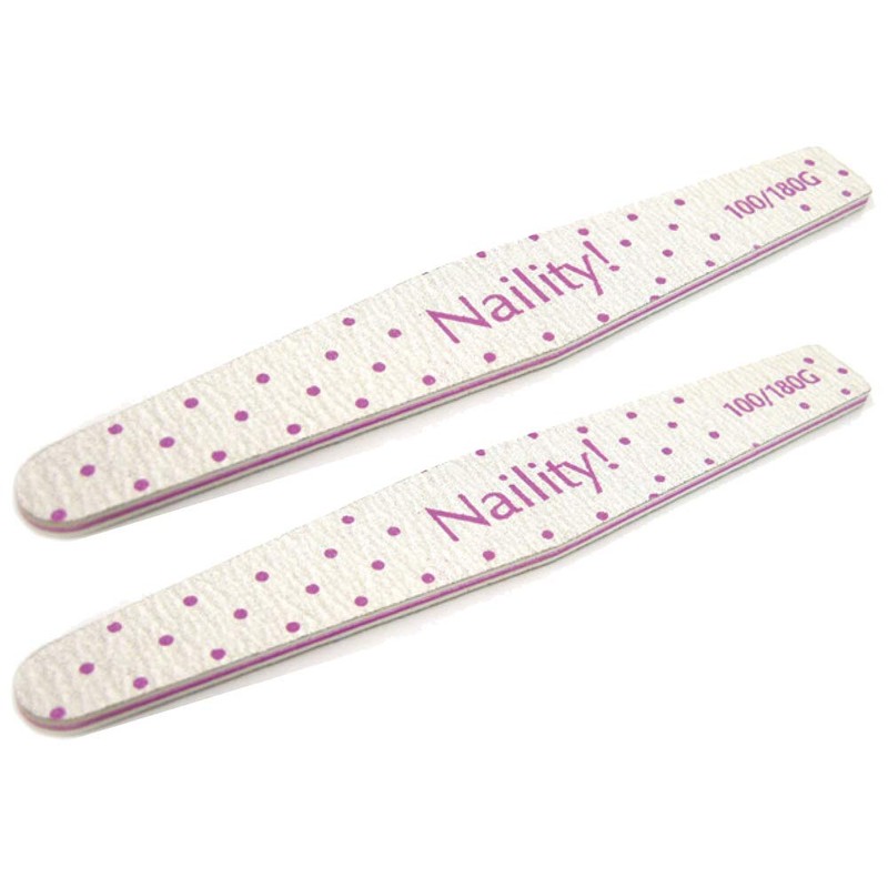 Naility! Sponge File, 100/180G, Set of 2, Nail File