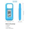 Simple Walking 3D Pedometer, Portable Carabiner Step Counter, Steps Tracker