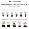 Pour Over Coffee Dripper, Triple Layer Stainless Steel Pour Over