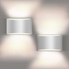 REIKOT Wall Sconces Set of Two | Modern LED Indoor