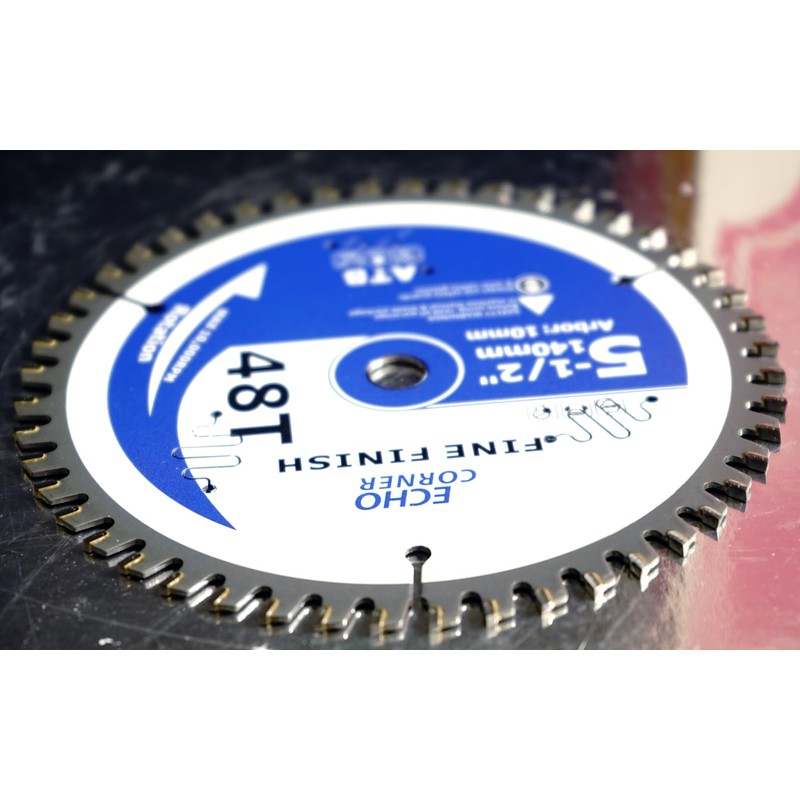 Echo Corner 5-1/2-Inch (10mm Arbor) Circular Saw Blade 48-Tooth, Carbide