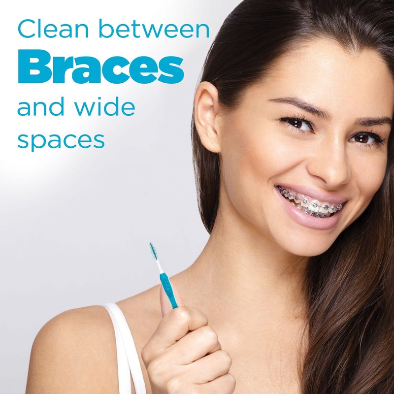 GUM Proxabrush Go-Betweens - Wide - Interdental Brushes - Soft