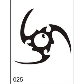 Airbrush tattoo stencil M025