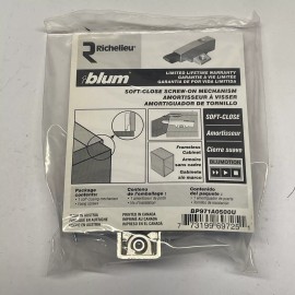 Richelieu 971A Brushed Gray Door Damper Soft-close Screw-on mechanism Blum New
