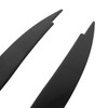 2 Pcs Headlight Eyebrow Front Left Right Light Eyelid Trim