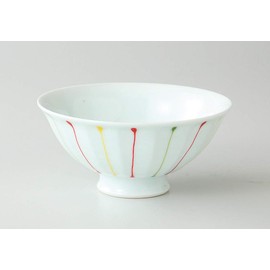 Saikai Pottery 32006 Light Weight Rice Bowl (Medium/Red)