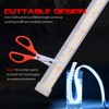 MICTUNING LED Headlight Surface Strip Tube Light 24 Inch DRL