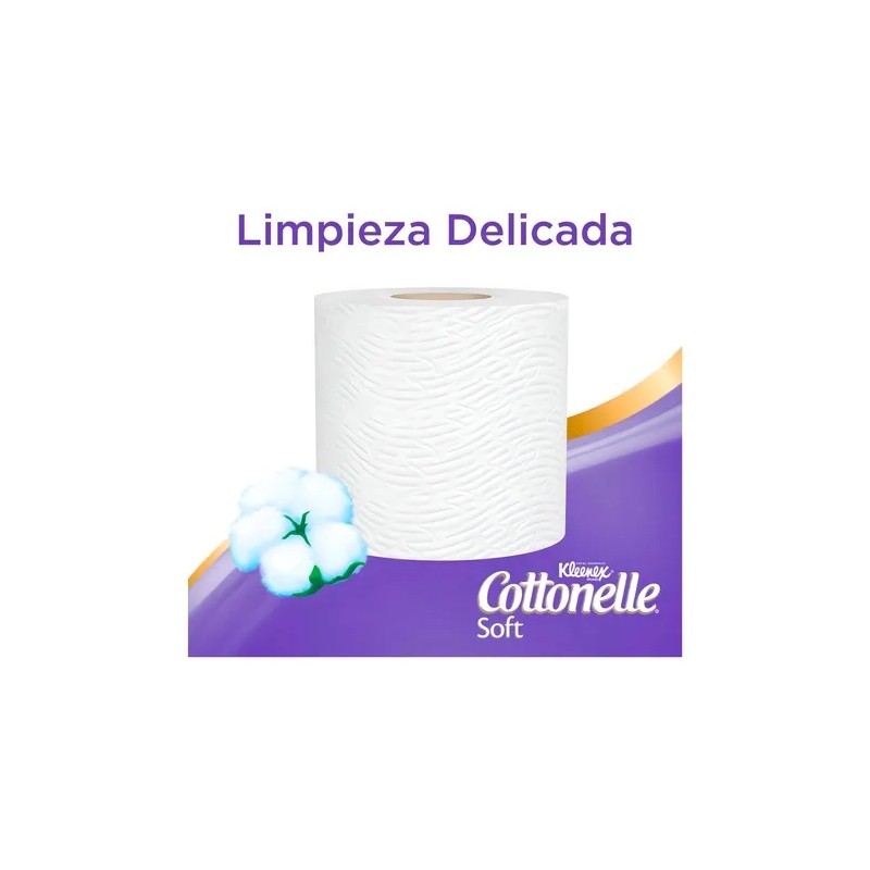 Papel higiénico Kimberly-Clark Kleenex Cotonelle doble hoja de 40 u