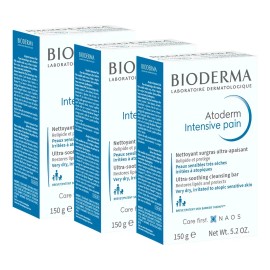 Tripack Barra Limpiadora Suave - Bioderma Atoderm - 150ml Momento de aplicación Día/Noche Tipo de piel Seca