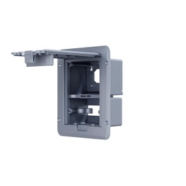 TayMac DOC320G Outdoor Comforts Gray In-Use Weatherproof Electrical Outlet Cover for Deck Box with Extension Cord Clamps for Duplex, Decorator, or GFCI