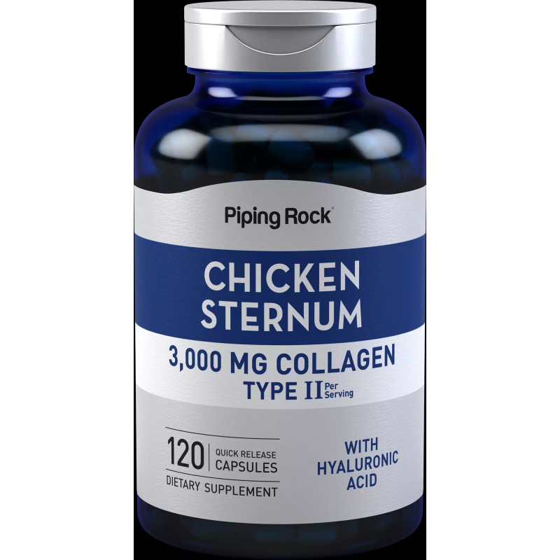 Piping Rock Chicken Sternum Type II Collagen | 3000mg |