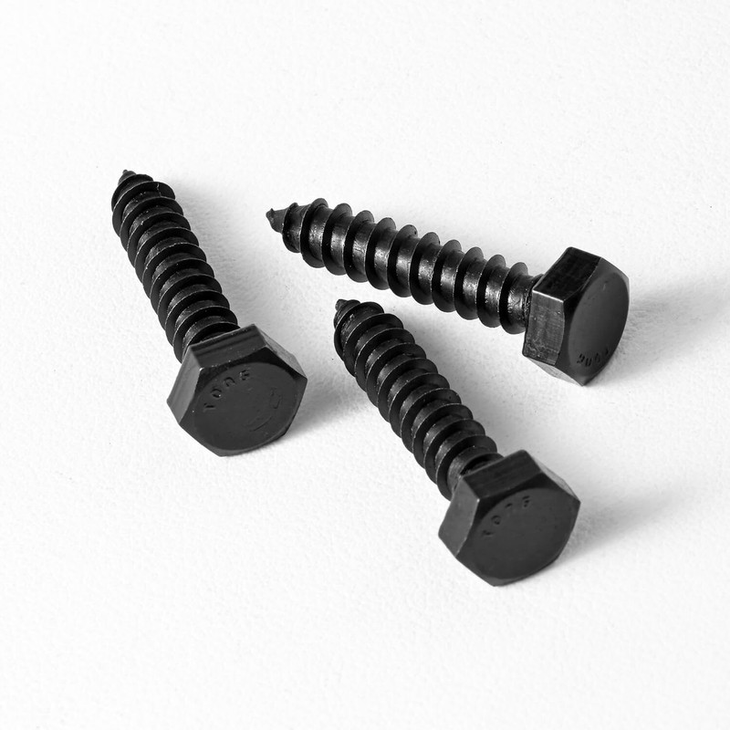 3/8×2'' (10 Pack) Hex Head Lag Screws Bolts with Washers,