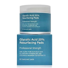 Derma peel Glycolic Acid 20% Resurfacing Pads for face,chest ,back acne