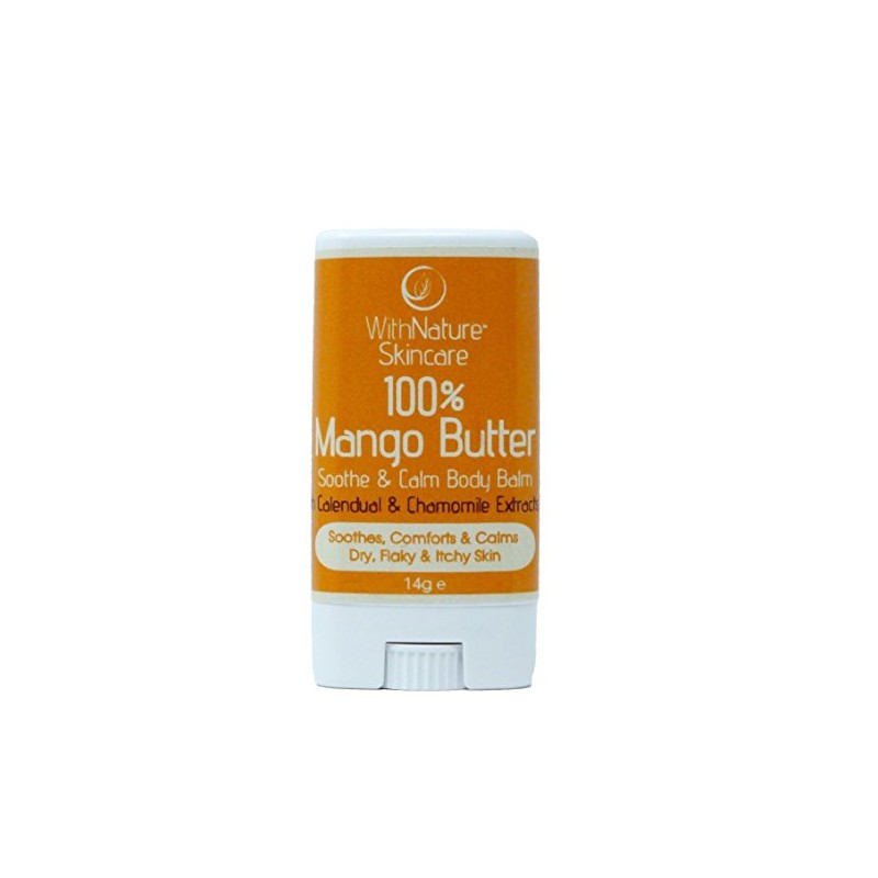 100% Organic Whipped Mango & Calendula (Body Butter Stick) 14g,WithNature