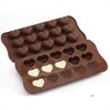Heart Shaped Chocolate Silicone Mold, 15 Cavity Candy Jelly Silicone