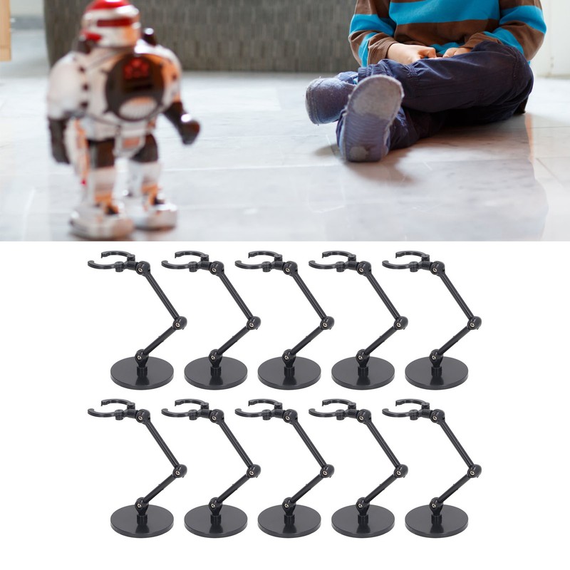 10 Sets Doll Stands Display Holders Action Figure Stand Mini