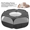 Foldable Small Animal Hamster Fence Autoopen Outdoor Indoor Exercise Crawling