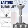 Salcod Bird Deterrent Outdoor 360° Wind-Powered Spinning Device, Stainless Steel