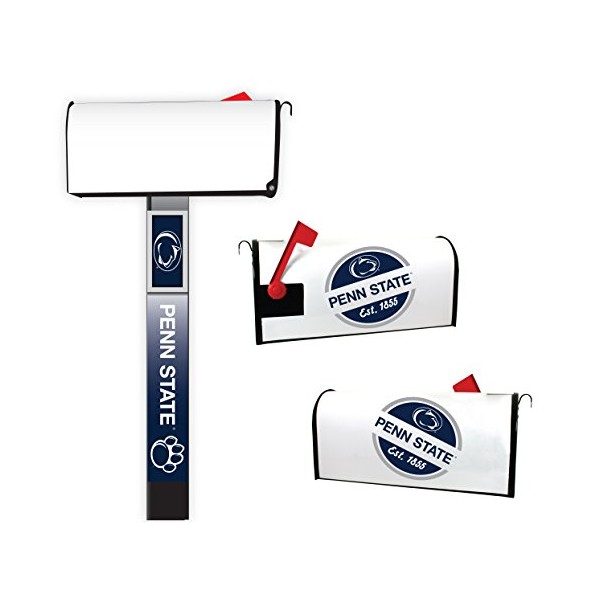 R and R Imports Penn State Nittany Lions Magnetic Mailbox Cover 2-Pack Mailbox Post Cover