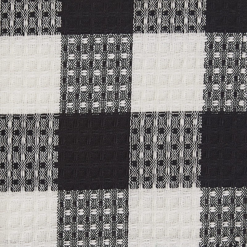 Park Designs Buffalo Check Dishcloth Black & Cream