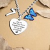 Waeceip Birthday Necklace Happy Birthday Gifts for Women Butterfly Necklace