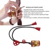 Archery Thumb Protector Regulable Design Safety Rope Brass Cowhide Material