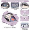 Travel Bag with Shoes Compartment,Weekender Bags for Women Travel,Carry On