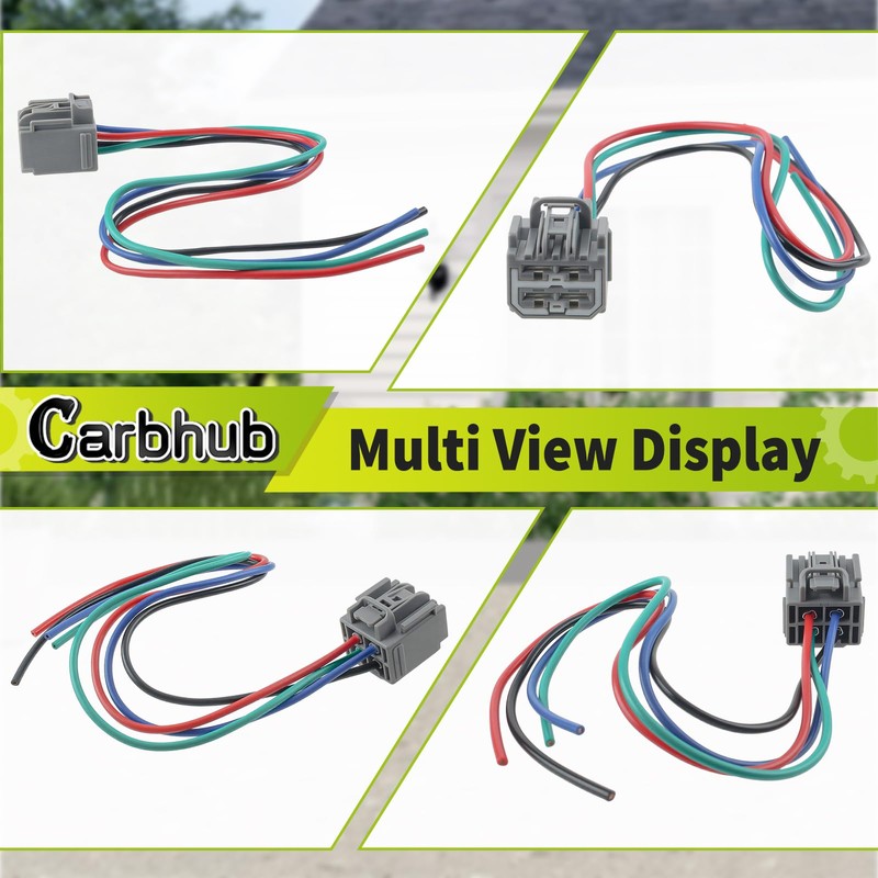 Carbhub Blower Motor Fan Pigtail Connector Harness Fit for Volvo