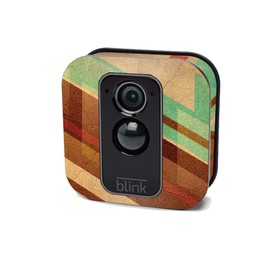 MightySkins Carbon Fiber Skin for Blink XT Outdoor Camera - Abstract Wood | Protective, Durable Textured Carbon Fiber Finish | Easy to Apply, Remove, and Change Styles | Made in The USA