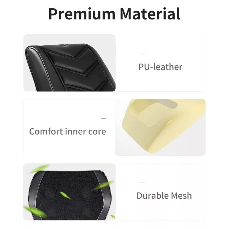 Boriwat Back Massager with Heat, Massagers for Neck & Back,