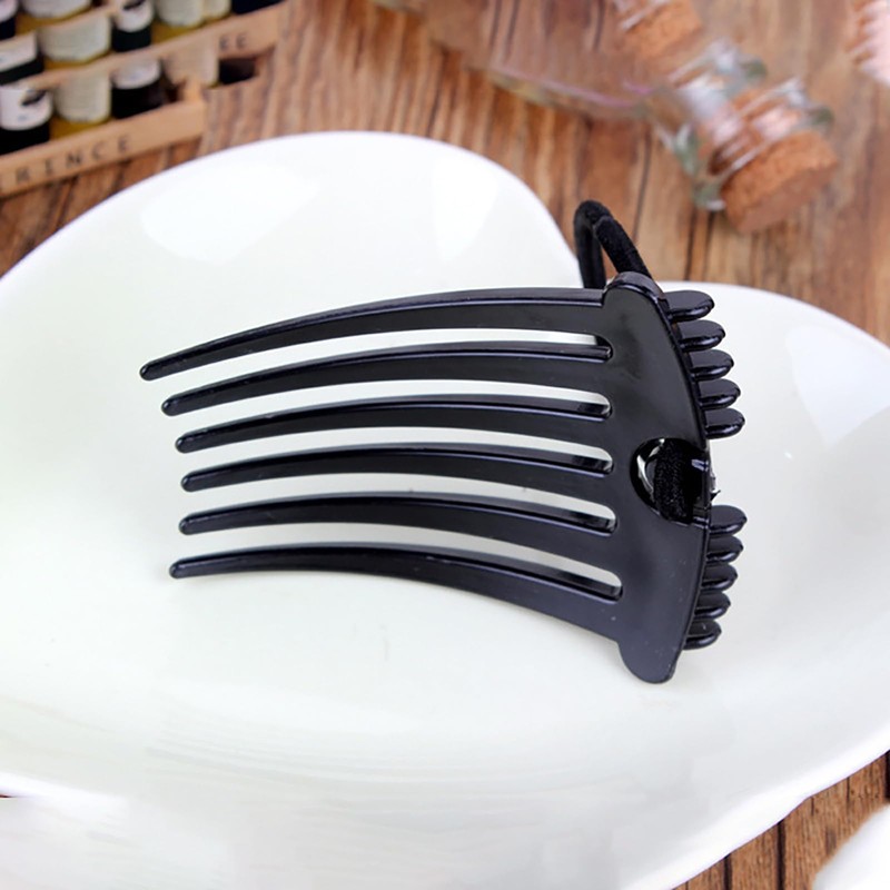 4Pcs Comfortable Hair Bandette Comb Band Easy Convenient Use Hair